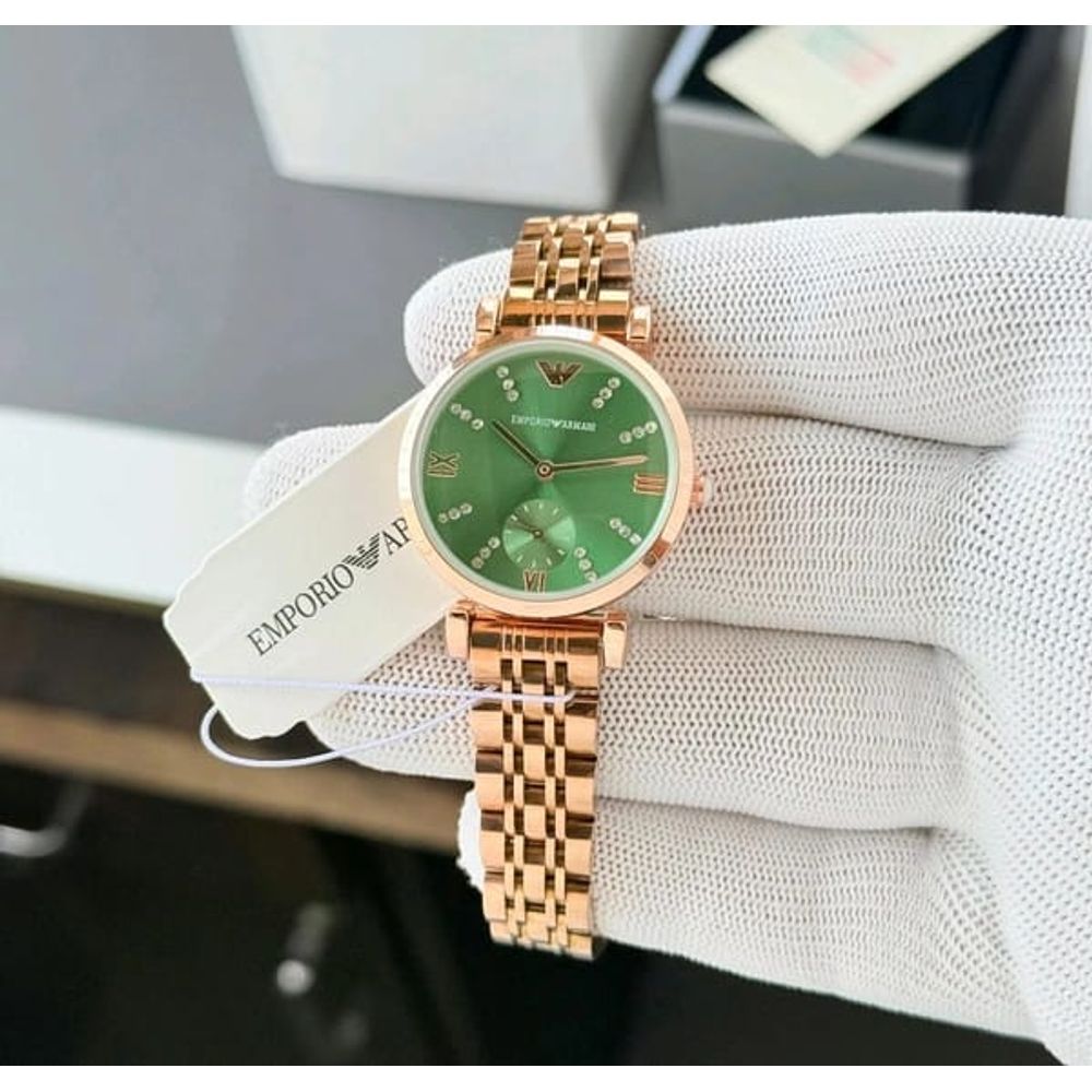 Emporio arma_i classic  lady 386 rose green diamond