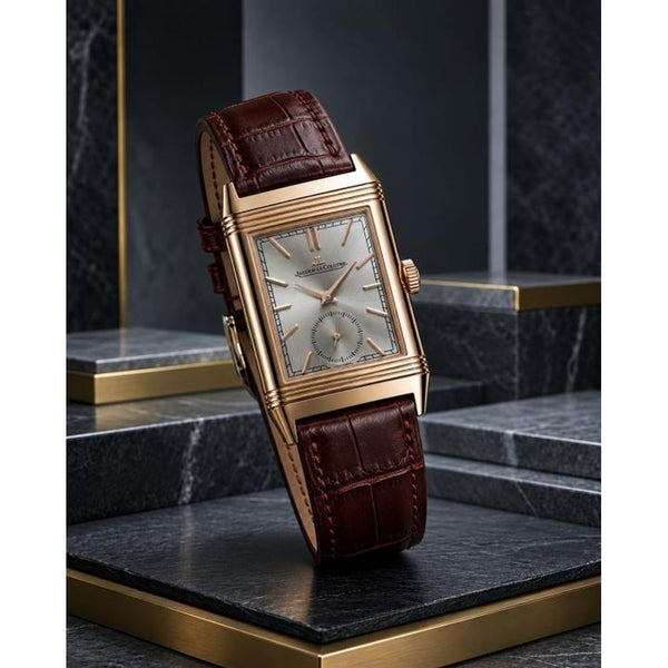 Jaegar-Le Coultre Reverso Tribute Duoface Small Seconds brown copper gray