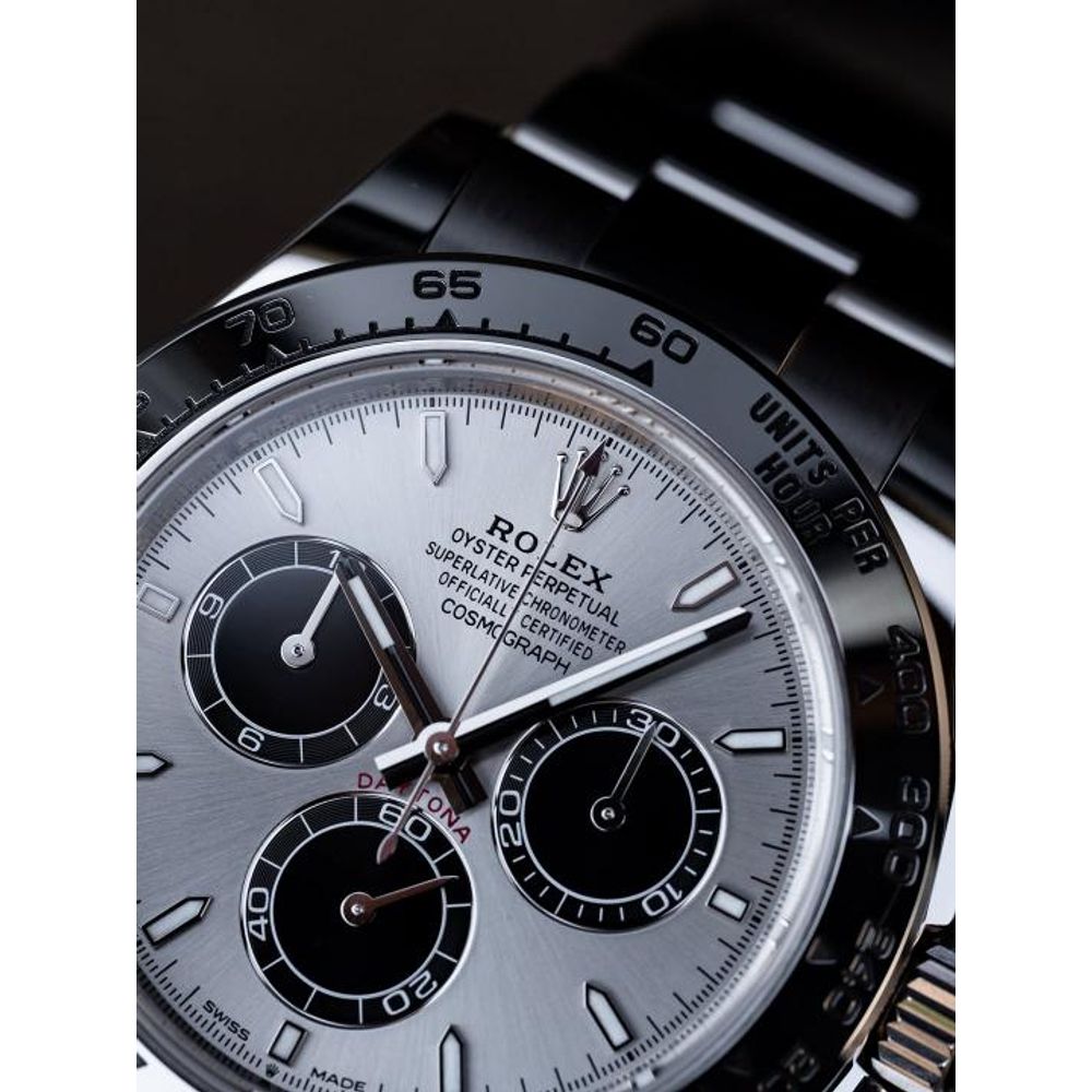 Rolee_x Oyster Perpetual Daytona Chosmograph Silver-Grey-Black Chrono