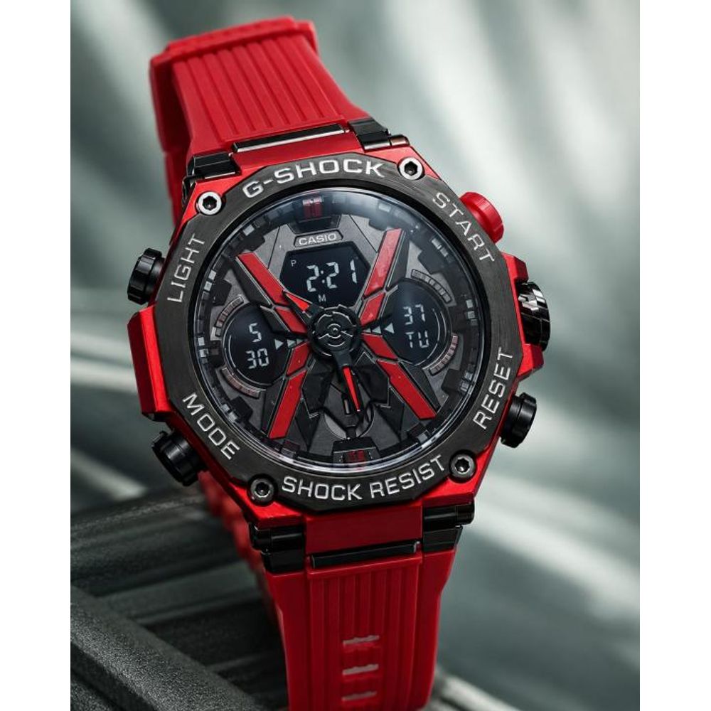Casio G-Shock analog-digital sports Red