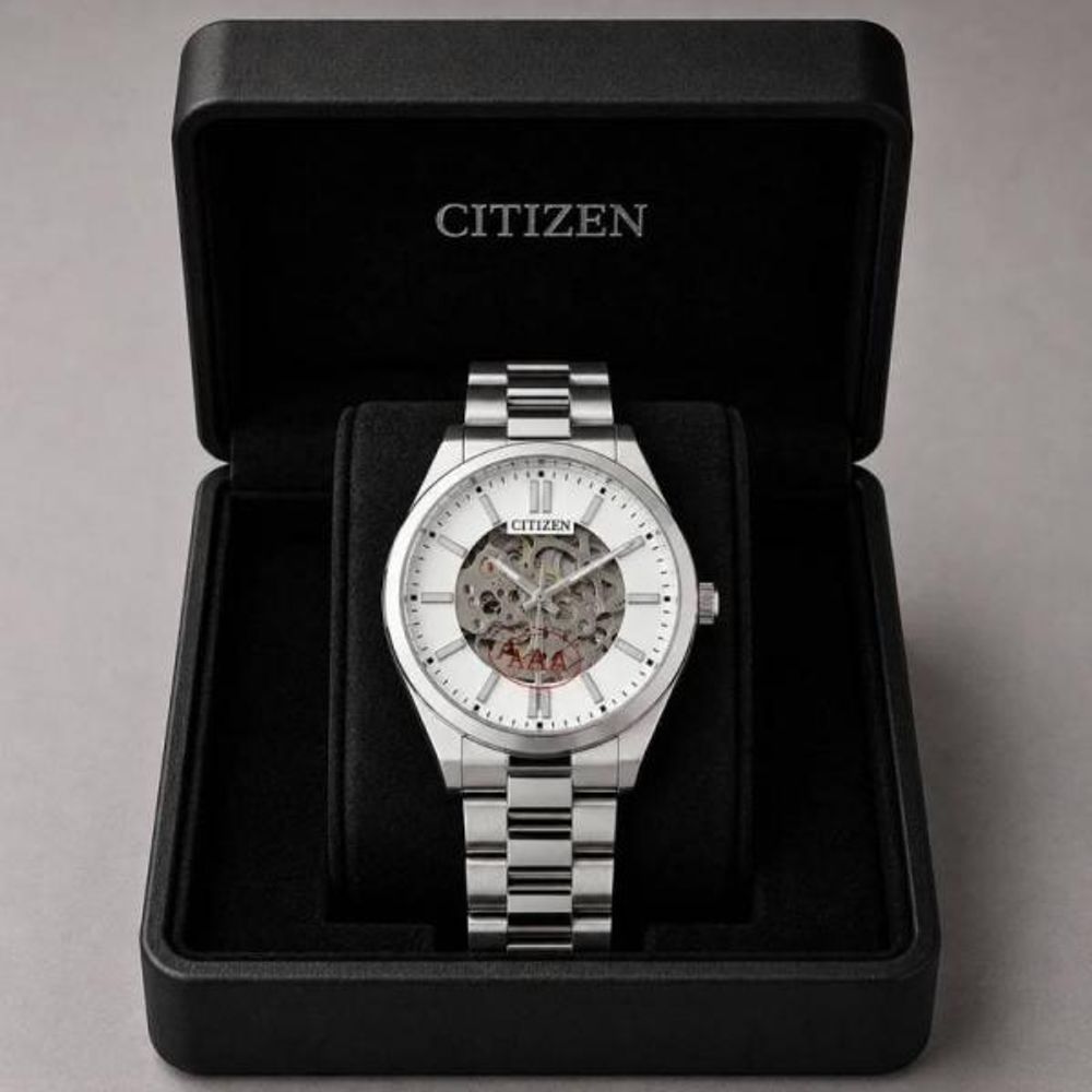 CITIZE N TSUYOSA AUTOMATIC SILVER WHITE 371