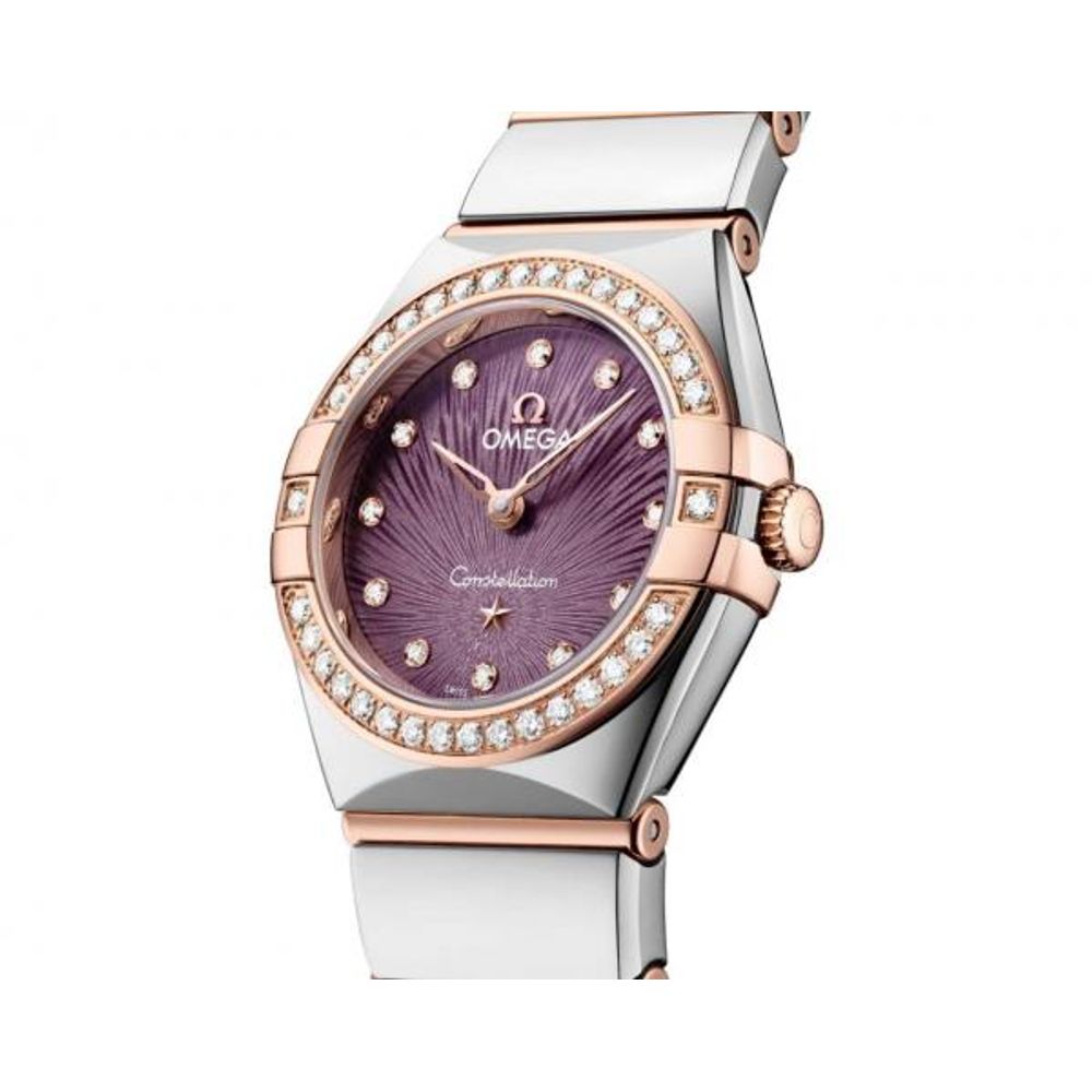Omeg_ga Constellation Quartz luxury watch dimond