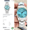Gues s Day Date Men Silver Tiffany