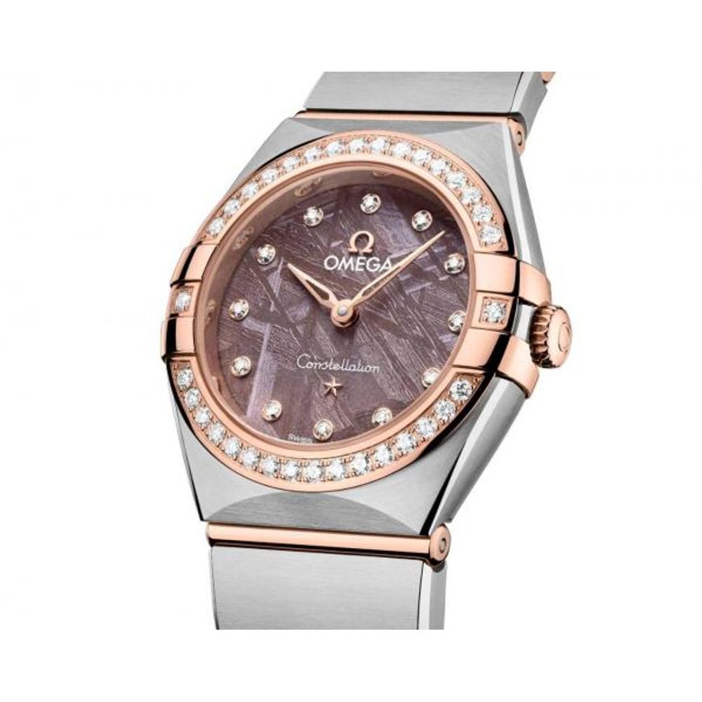 Omeg_ga Constellation Quartz luxury watch dimond