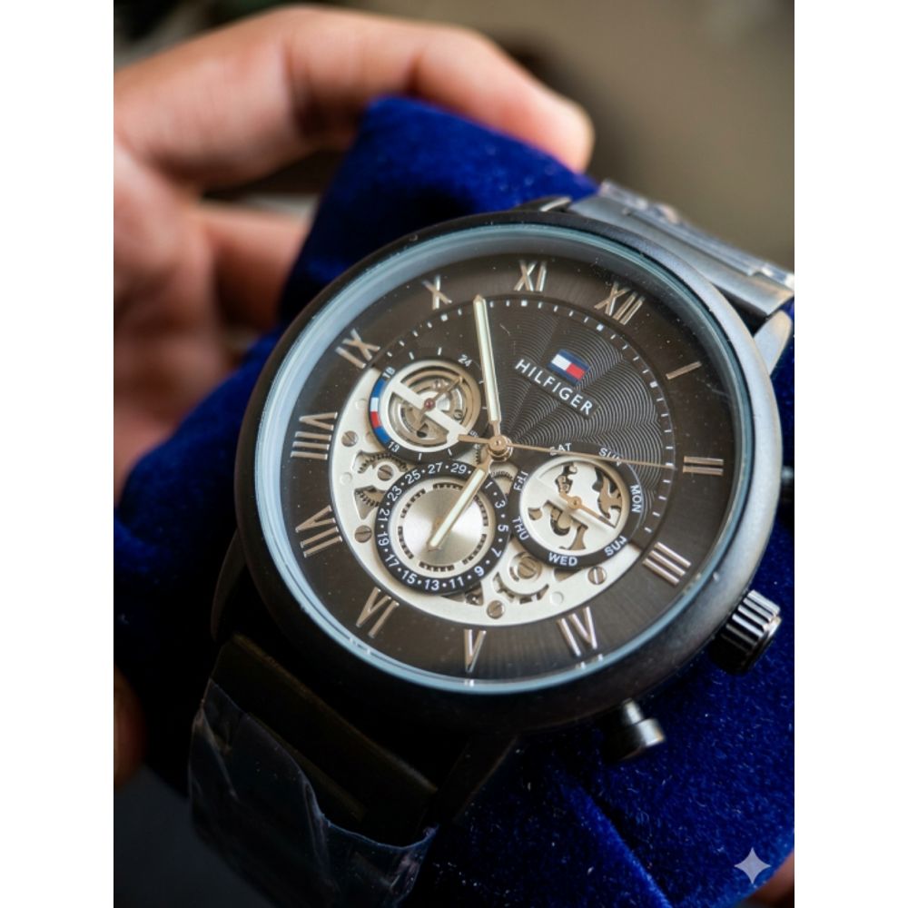 TOMMY HILFIGAR LEGEND SERIES CHRONOGRAPH SKELETON QUARTZ 120