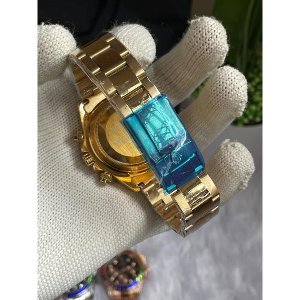 ROLLEX RAINBOW GOLD BLACK DIAL AT235