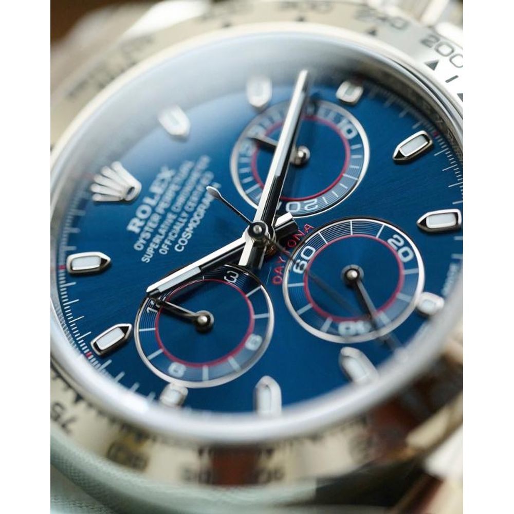 Rolee_x Oyster Perpetual Daytona Chosmograph Silver-Blue