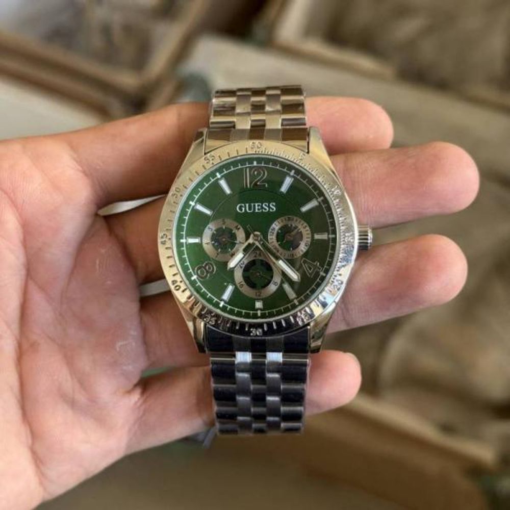 Guess Chronograph (All Working) Stainless Steel
