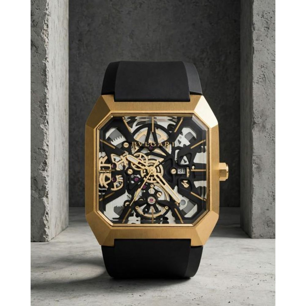 Bvlgari Octo Skeleton Gold-Black