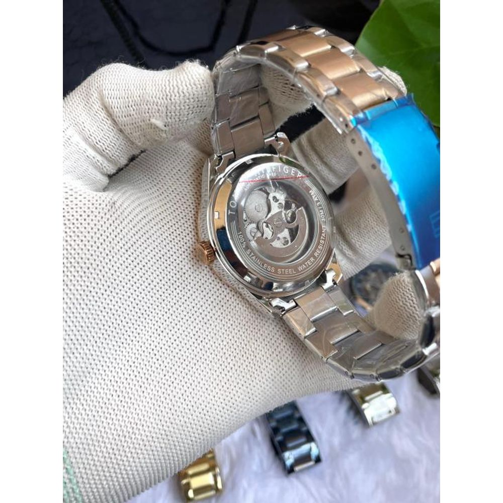 Tommyy  Hilfiger Automatic Two Tone White Dial AT146