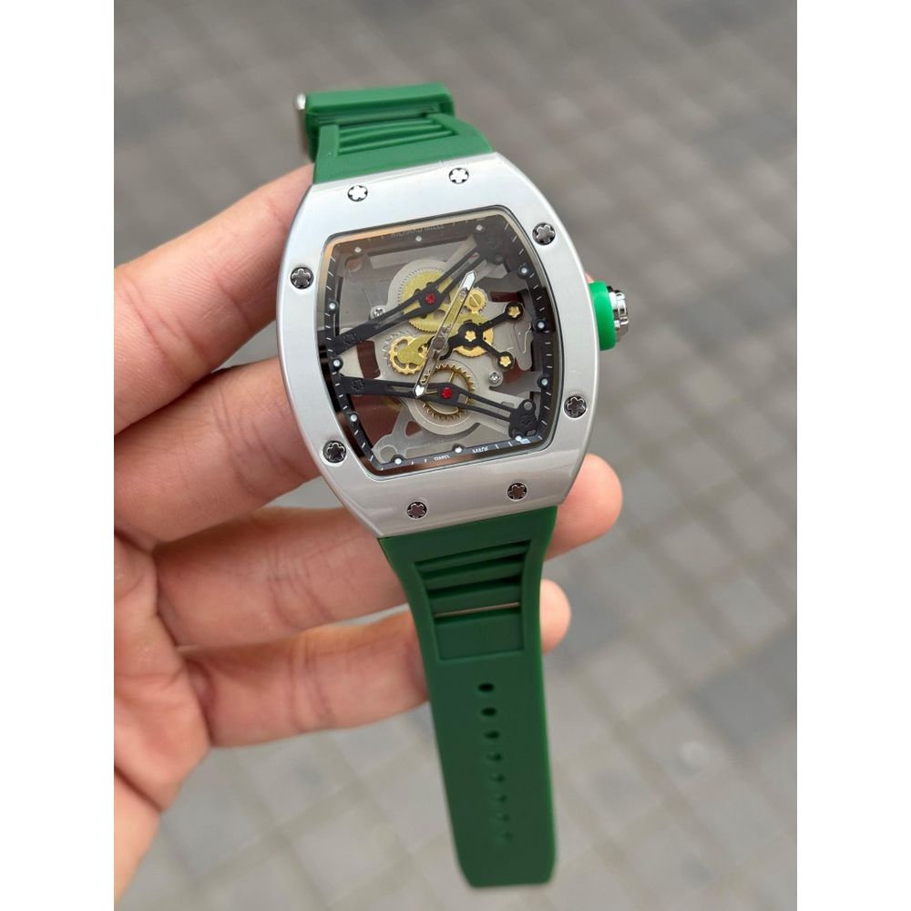 Richard Mill e Transparent Silicone Green