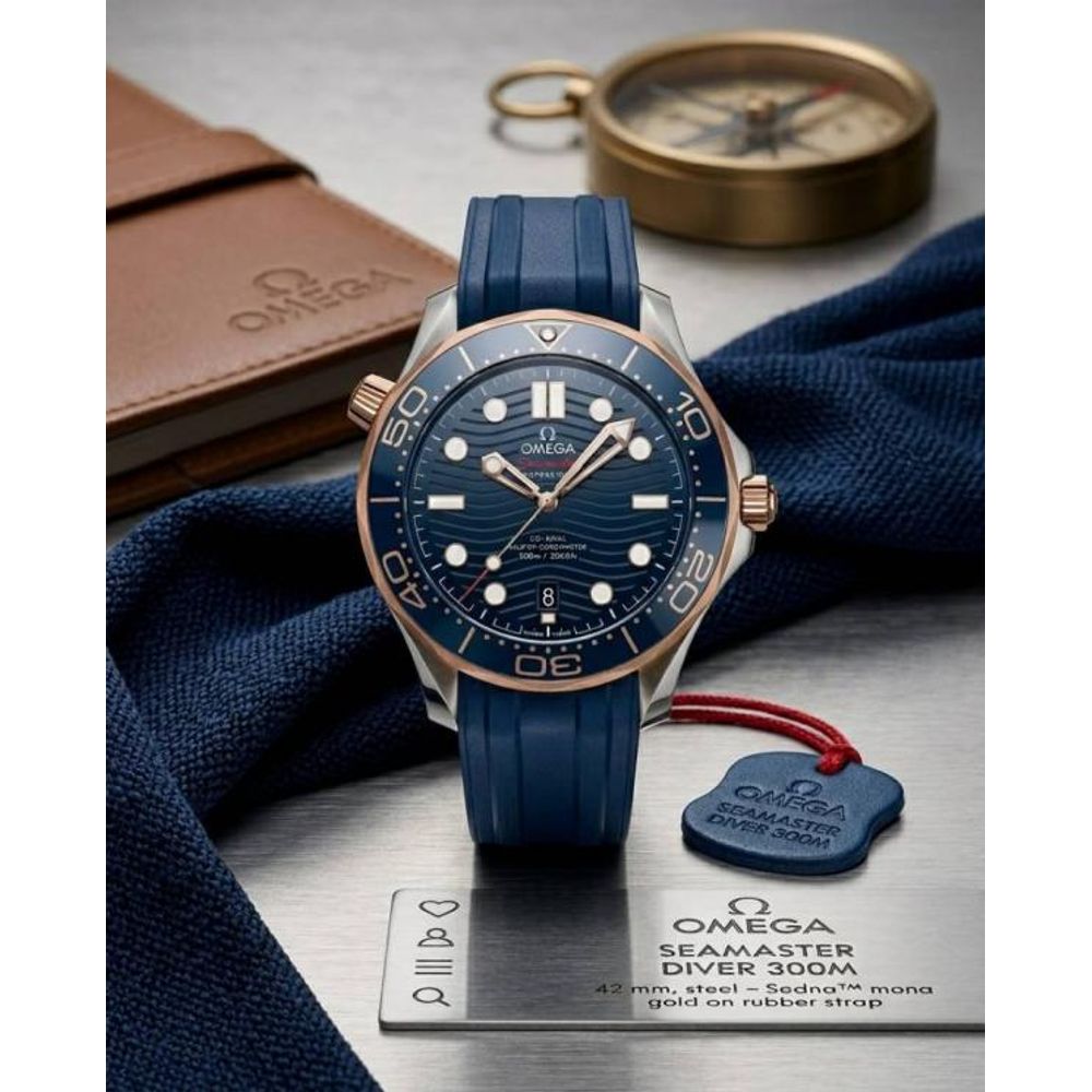 Omegg_a Seamaster Diver 300M Automatic Blue-Copper-Blue