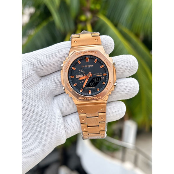 CASIO G-SHOCK B2100 METAL COPPER BLACK DIAL AT308