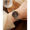 Fossii_l Jacqueline Sun Moon Multifunction 2Ton Rose Gold Black
