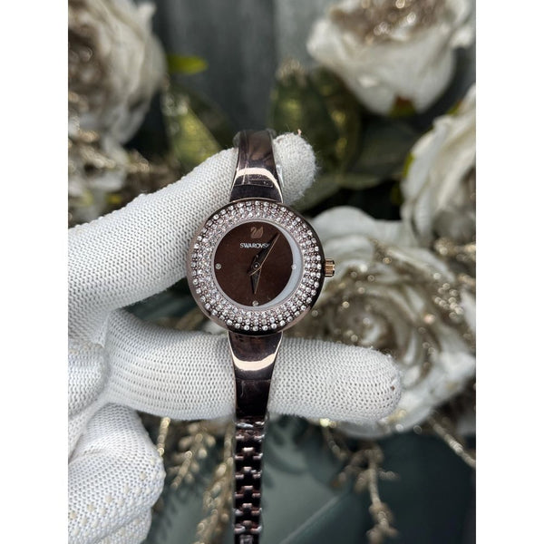 Swarovsk i Copper Brown Premium Ladies Watch