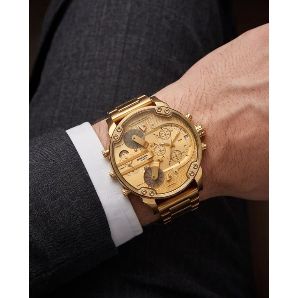 Diesal Mr. Daddy 2.0 Chronograph Watch Japan watch heavy quality