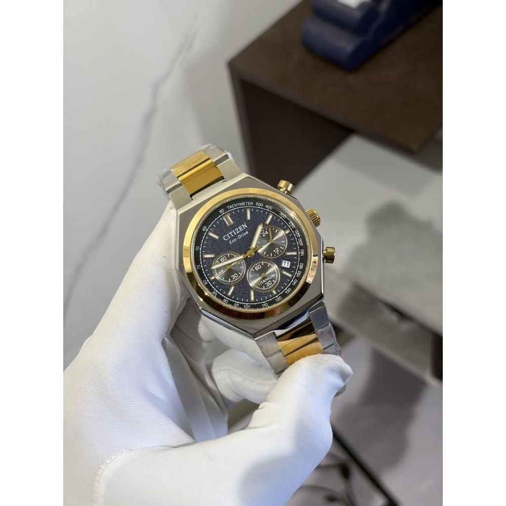CITIZE N ECODRIVE ZENSHIN TWO TONE BLUE 432