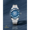 Omeg_ga Seamaster 300 Co-Axial Master Chronometer silver sky blue