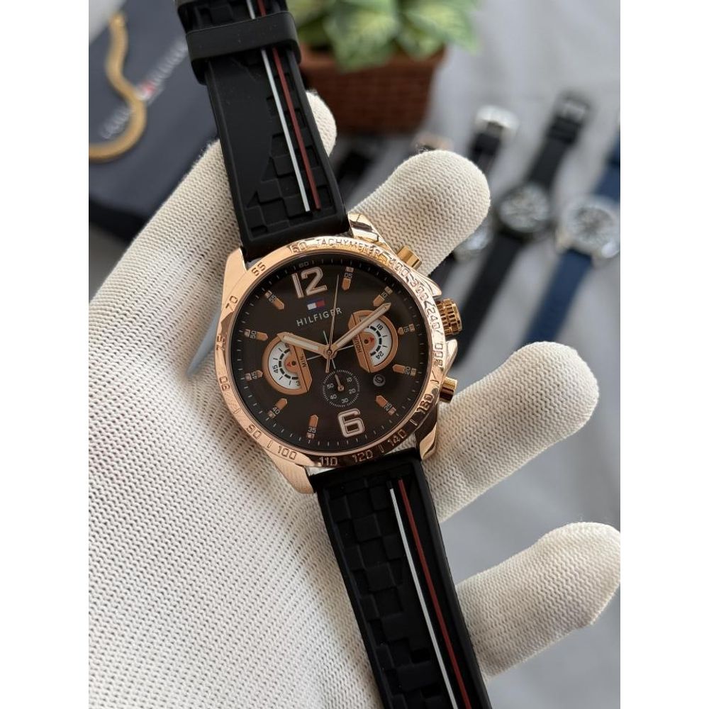 Tommy Decker All Chronograph Working Blue