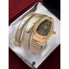 BVLGARI SNAKE GOLD TWOTONE BLACK DIAL AT350