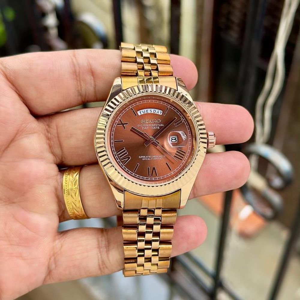 Seiko Oyster Perpetual Mod Day-Date Copper Brown