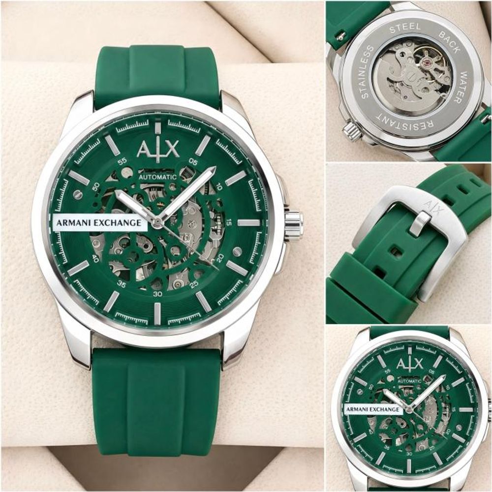 Arrwa%ni Exchange Hampton Automatic Watch AX2416 green