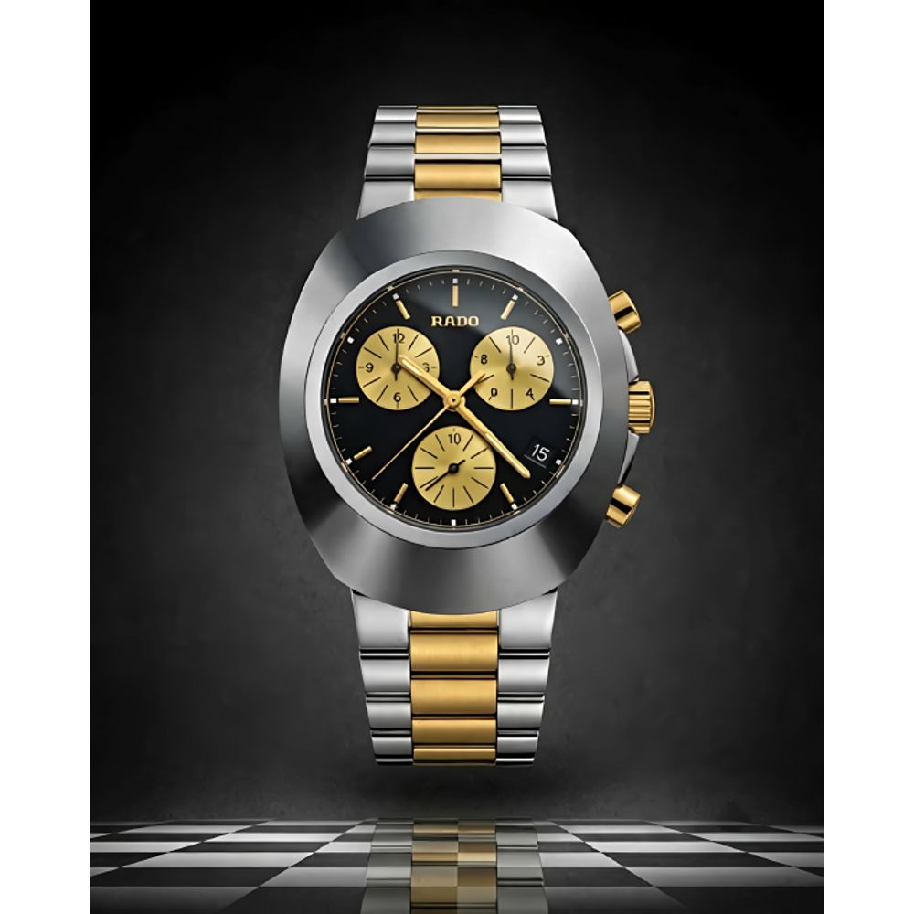 Raado 100M Chronograph AAA-QUALITY  2 ton gold black