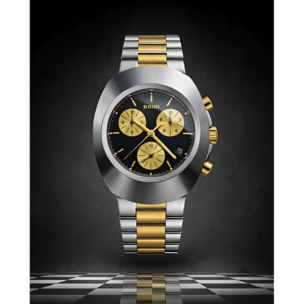 Raado 100M Chronograph AAA-QUALITY  2 ton gold black