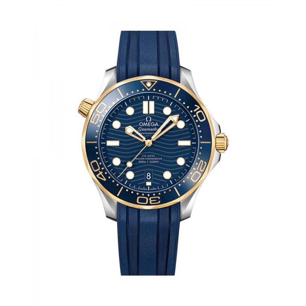 Omegg_a Seamaster Diver 300M Automatic Blue-Gold-Blue