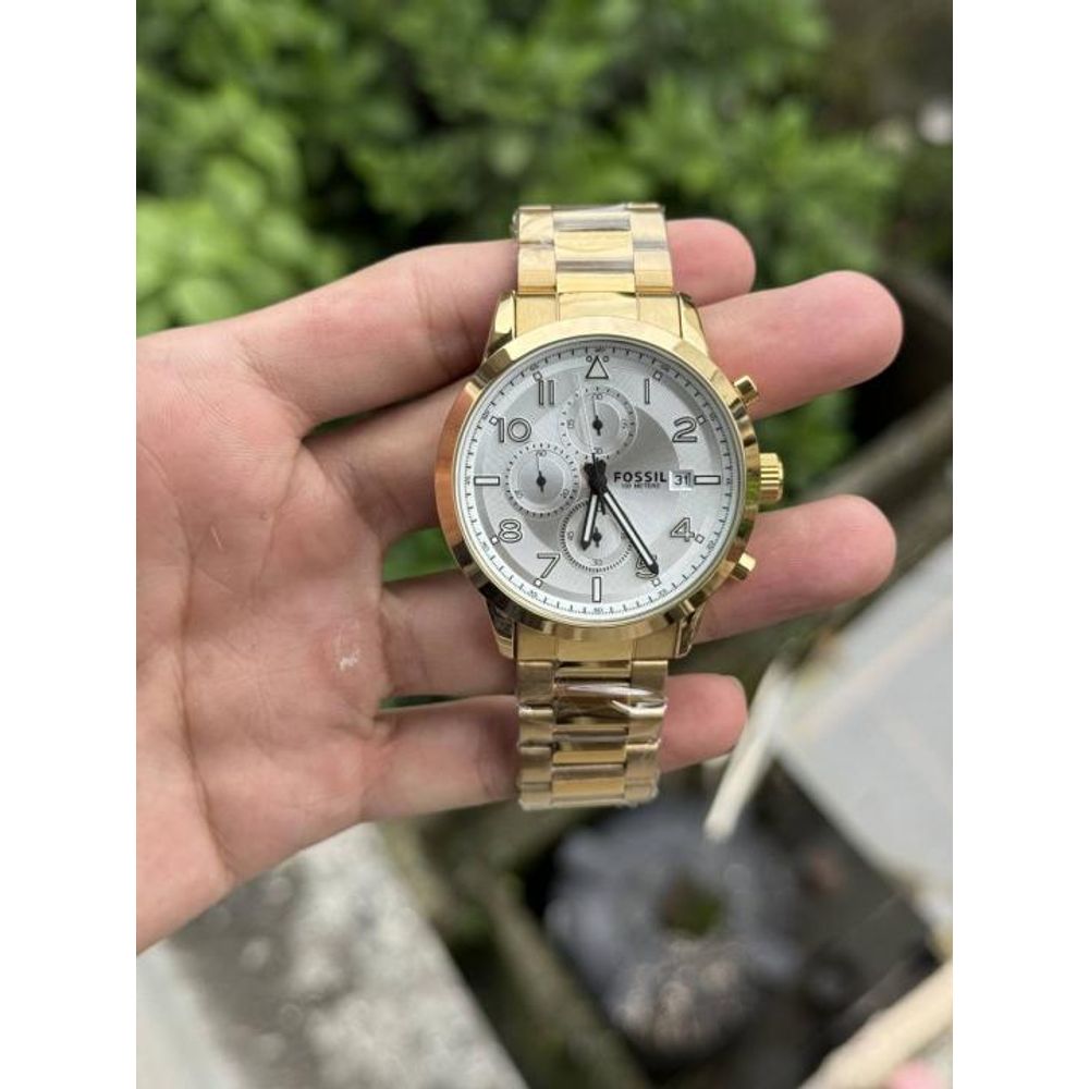 Fossi 100 Meters Chronograph Gold White