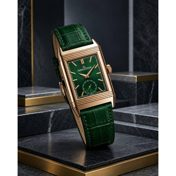 Jaegar-Le Coultre Reverso Tribute Duoface Small Seconds green