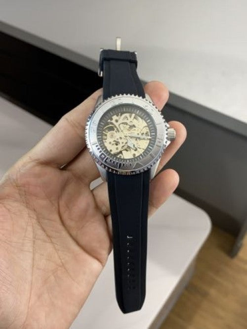 Seiko 5 Skelton black silver