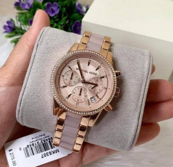 Micheal Kors_Bradshaw Mk6307 Full Pink