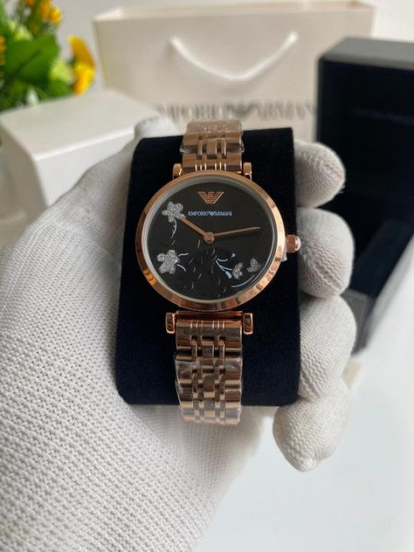 Emporio Arman  Rosegold_Flower