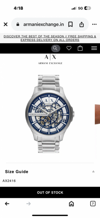 Arman i Exchange AX2416 Automatic