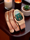 Bvlgari Serpenti Tubogas Rosegold Green Dial