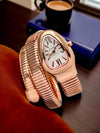 Bvlgari Serpenti Tubogas Rosegold White Dial
