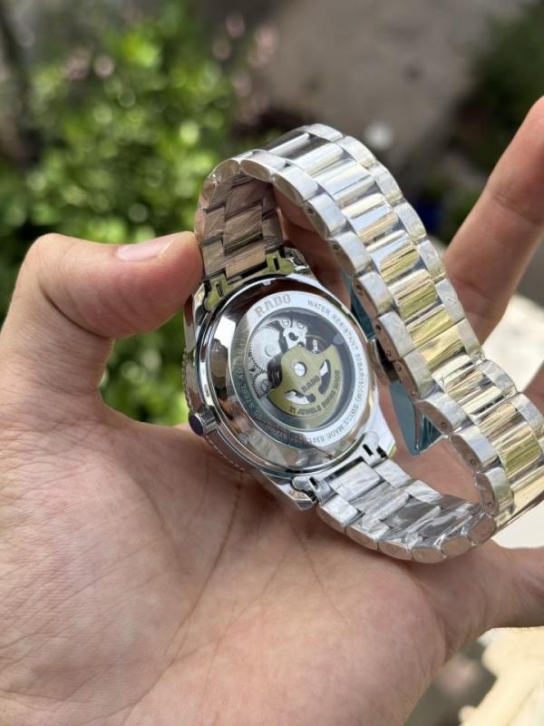 Rad o Captain Cook Automatic (Open Back) Silver Black