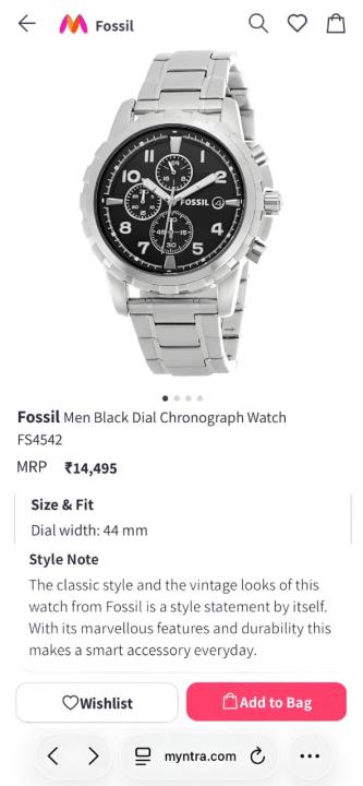 FOSSIIL FS4542 Store Article