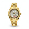 Oyster Perpetual Day Date Diamond Gold Grey