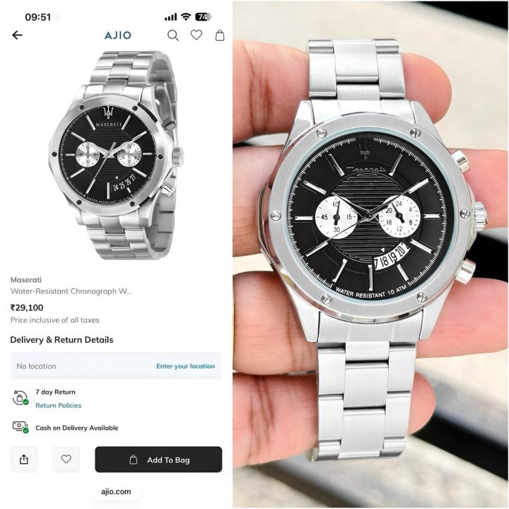 Maserati Chronography Watch