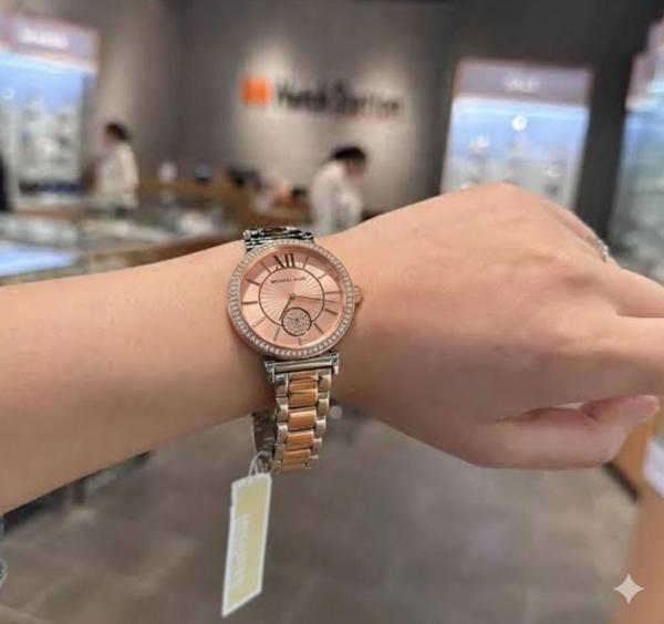 Michael l Kors Abbey_Diamond_Twotune_Rosegold