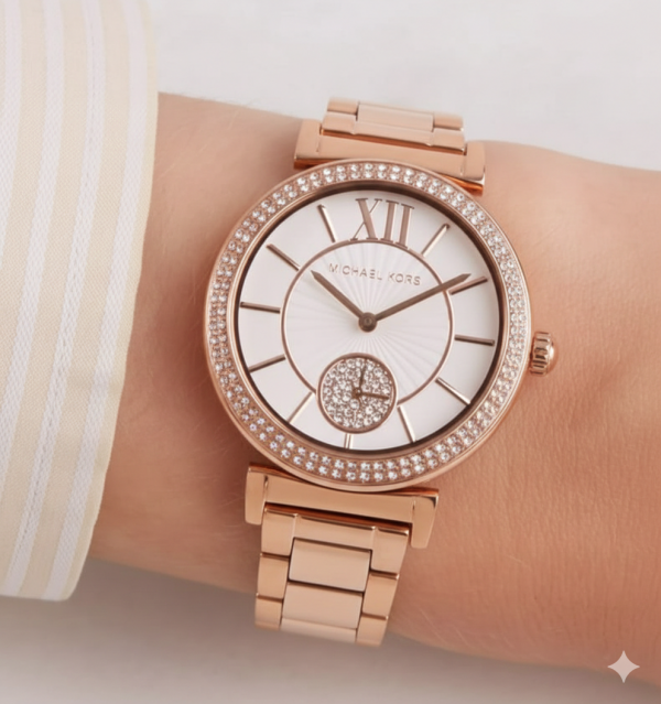 Michael l Kors Abbey_Diamond_White Dial