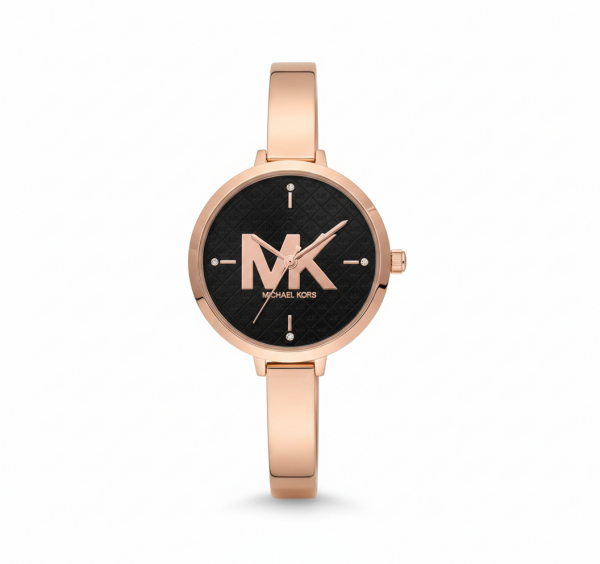 Michael_Kors Diamond Studded Rosegold Black
