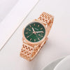 Fossiil Tailor Rosegold Green Dial