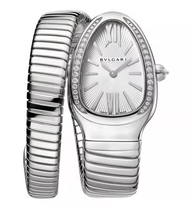 Bvlgari Serpenti Tubogas Silver 35MM Premium Quality