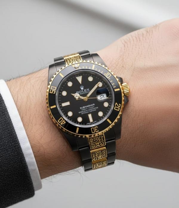 Rolee_x Oyster perpetual Submarine Vintage  Gold