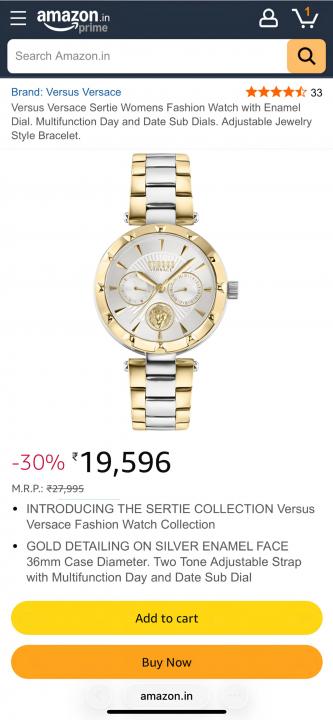 Versace versus Sertie