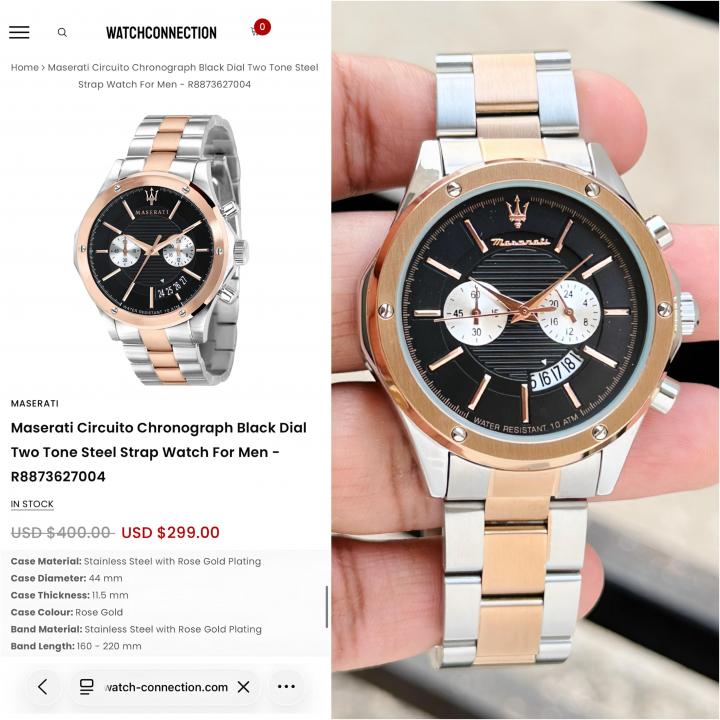 Maserati Circuito Chronography Store Article