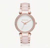 Michael Korrs K6402 Rosegold White